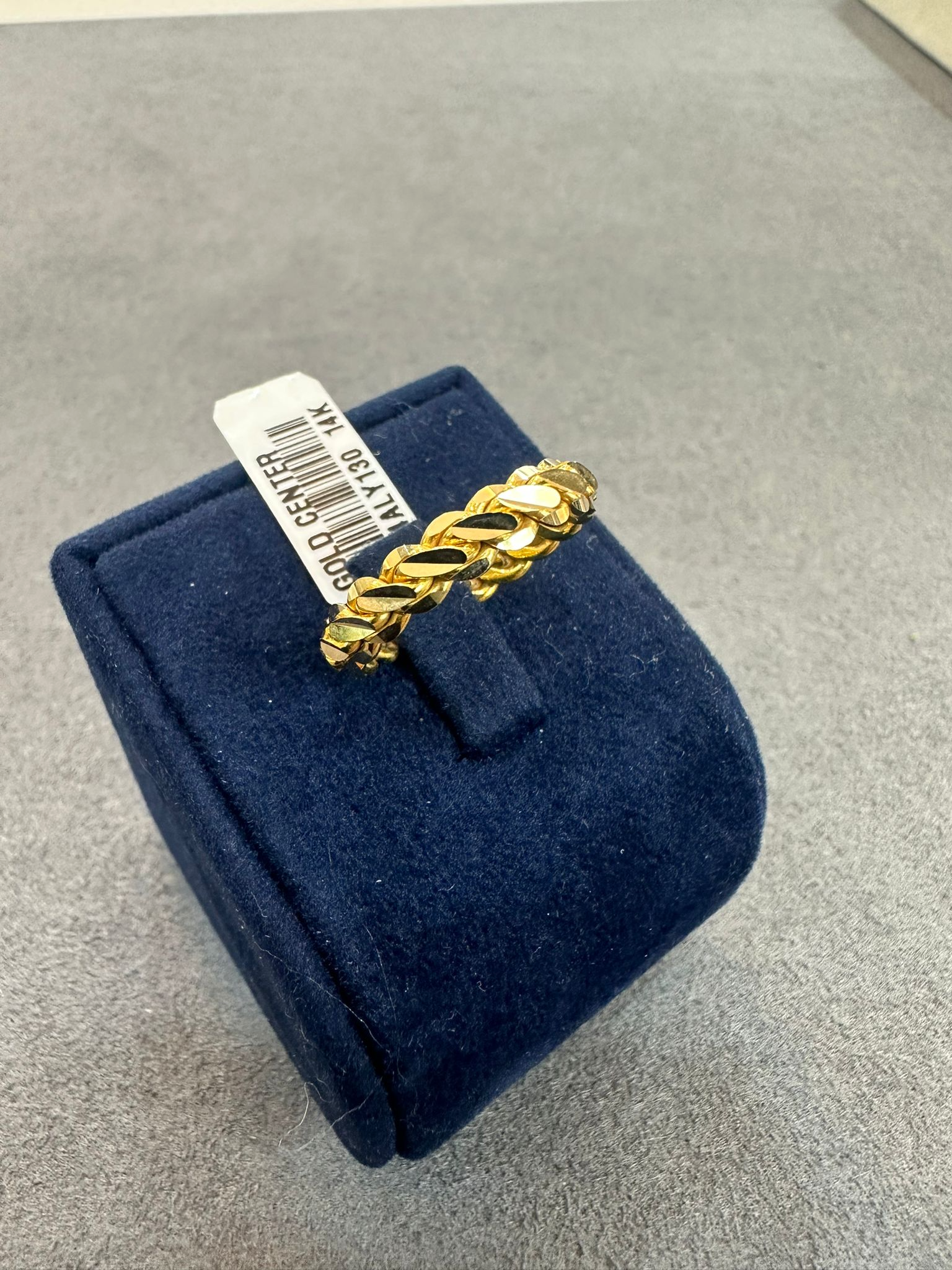 14 Ayar Zincir Halkalı Altın Yüzük - Karşıyaka İzmir Kuyumcu Gold Center Süleyman Pırlanta