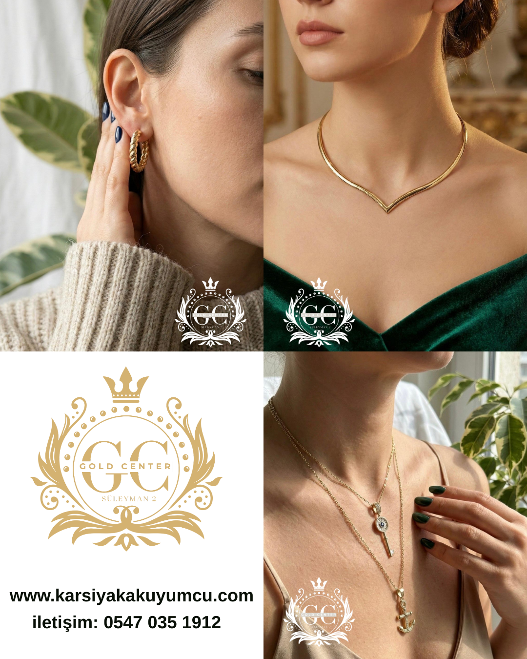 Gold Center Koleksiyon Altın Takılar - Karşıyaka İzmir Kuyumcu Gold Center Süleyman Pırlanta