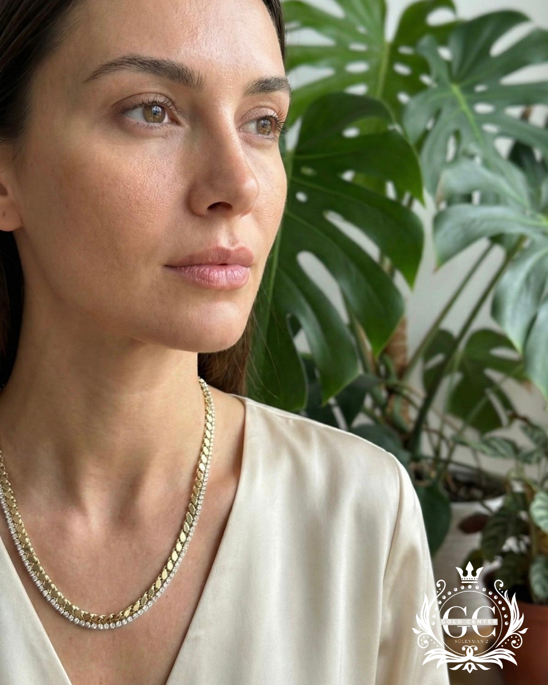 İki Sıralı Altın Zincir Kolye Modeli - Karşıyaka İzmir Kuyumcu Gold Center Süleyman Pırlanta